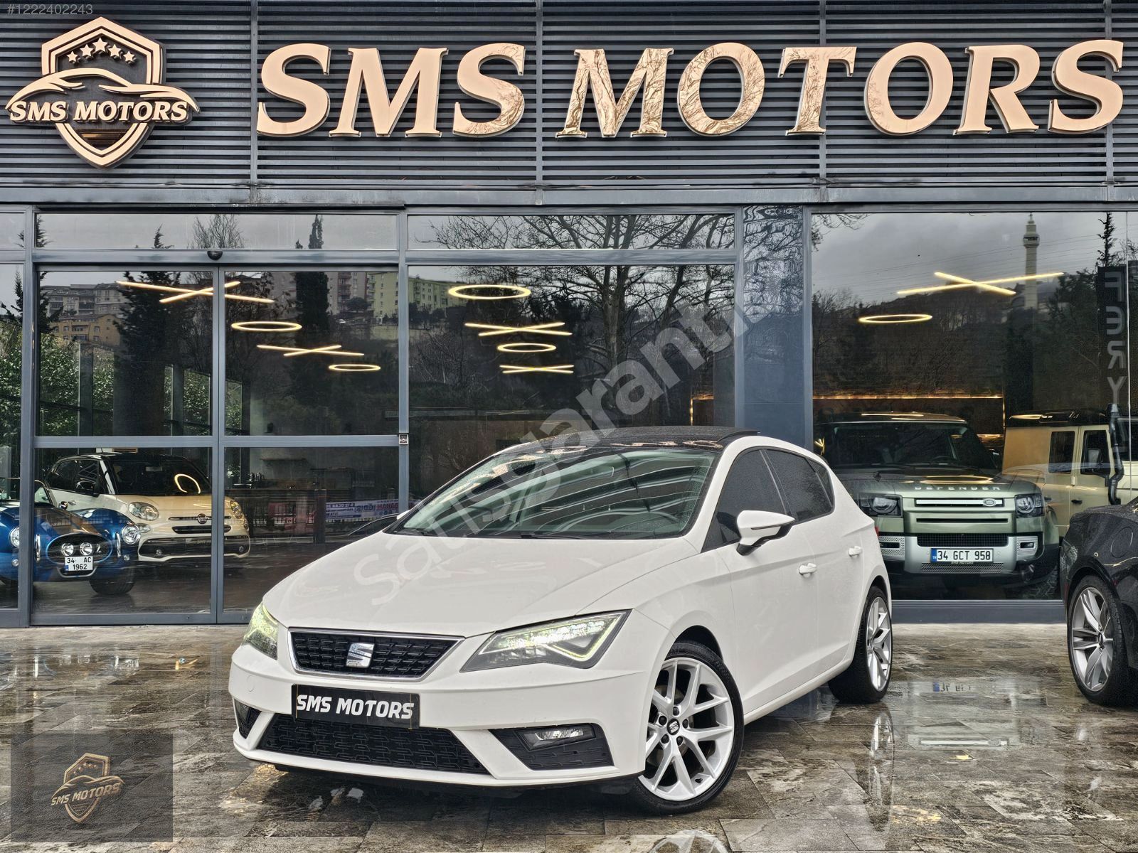 SMS MOTORS 2018 SEAT LEON 1.6TDI STYLE HATASIZ CAM TAVAN FR JANT