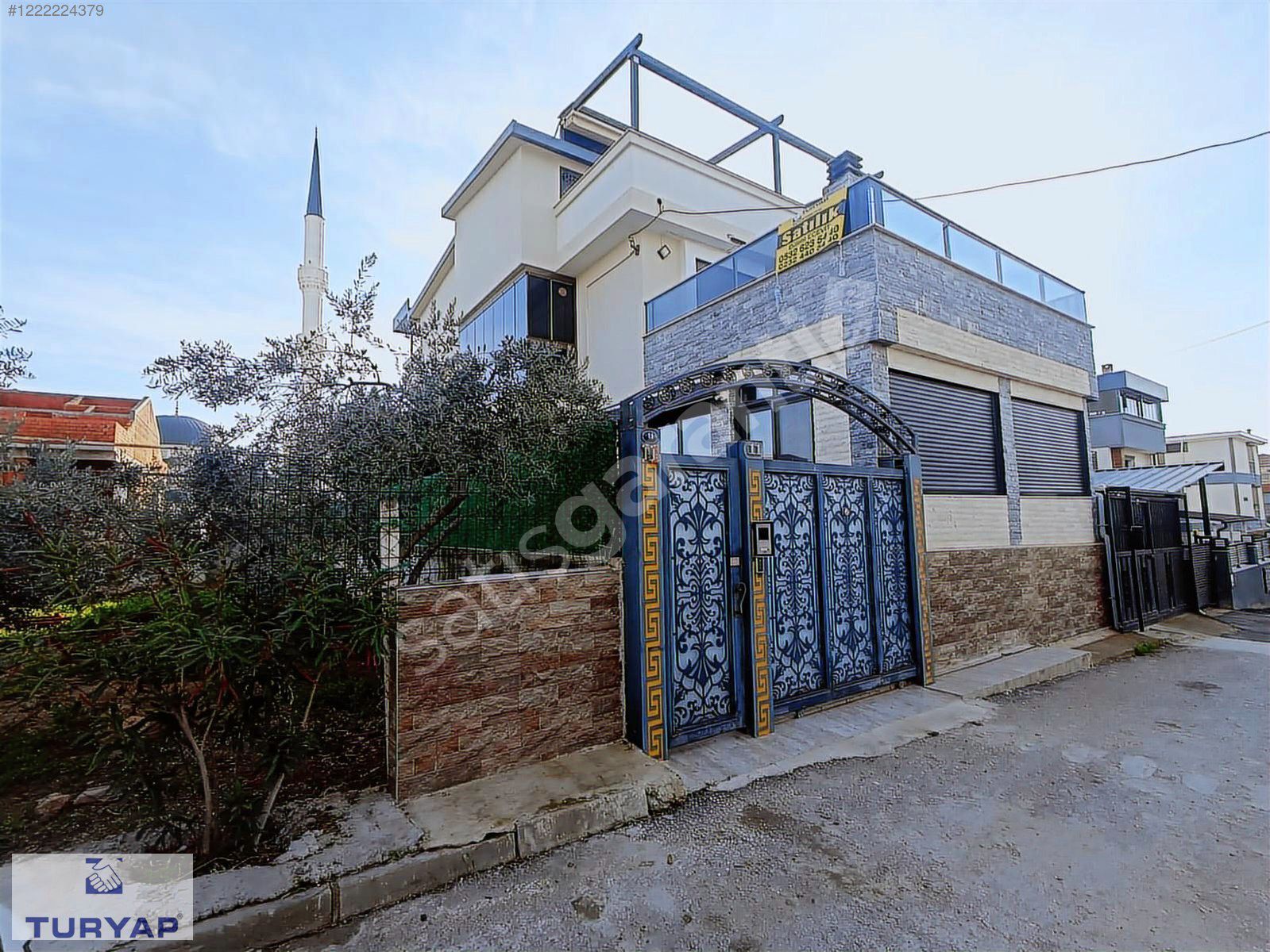 GAZİEMİR TURYAPTAN MENDERESTE BAHÇELİ MÜSTAKİL KİRALIK VİLLA