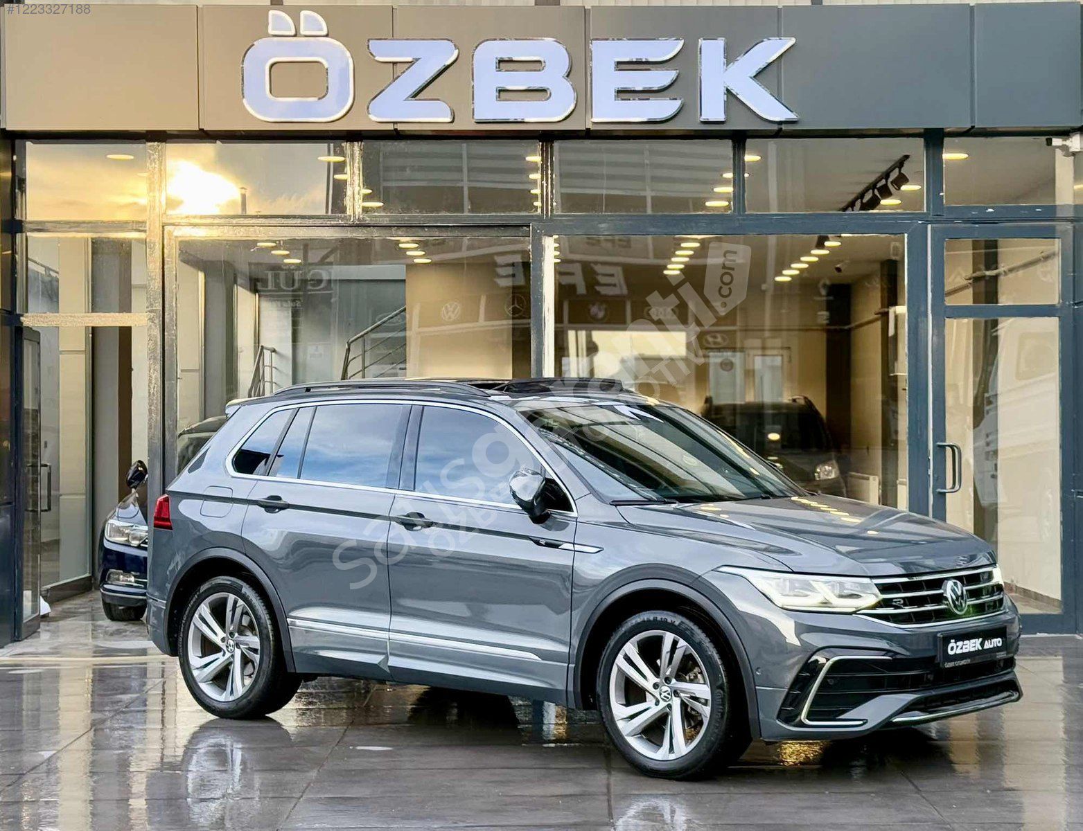 2022 TİGUAN 1.5 TSI RLİNE BOYASIZ ÇİFT NAVİ E BAGAJ NARDO GRİ