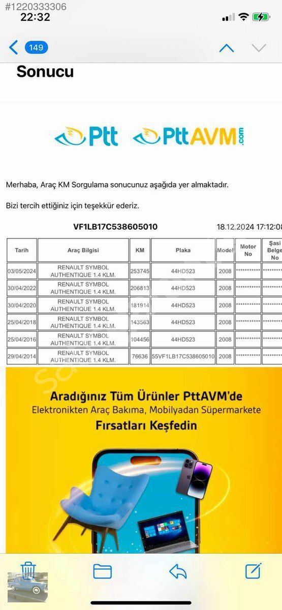 TAŞAR OTOMOTİV DEN 2008 SYMBOL 1.4 BENZİN LPĞ