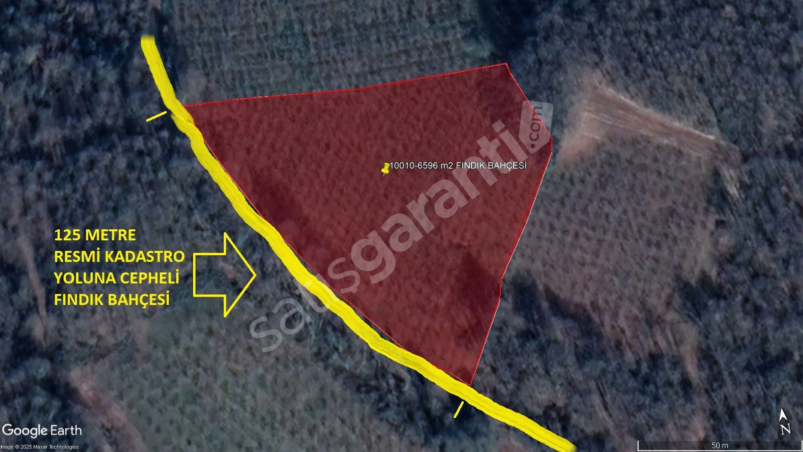 10-ŞEKER EMLAK 6596 m2 SATILIK TARIMSAL İMARLI SATILIK FINDIKLIK