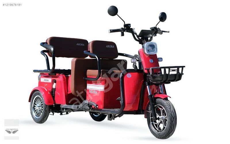 ARORA FELİX PLUS 3 KİŞİLİK 3 TEKERLEKLİ ELEKTRİKLİ MOTOSİKLET