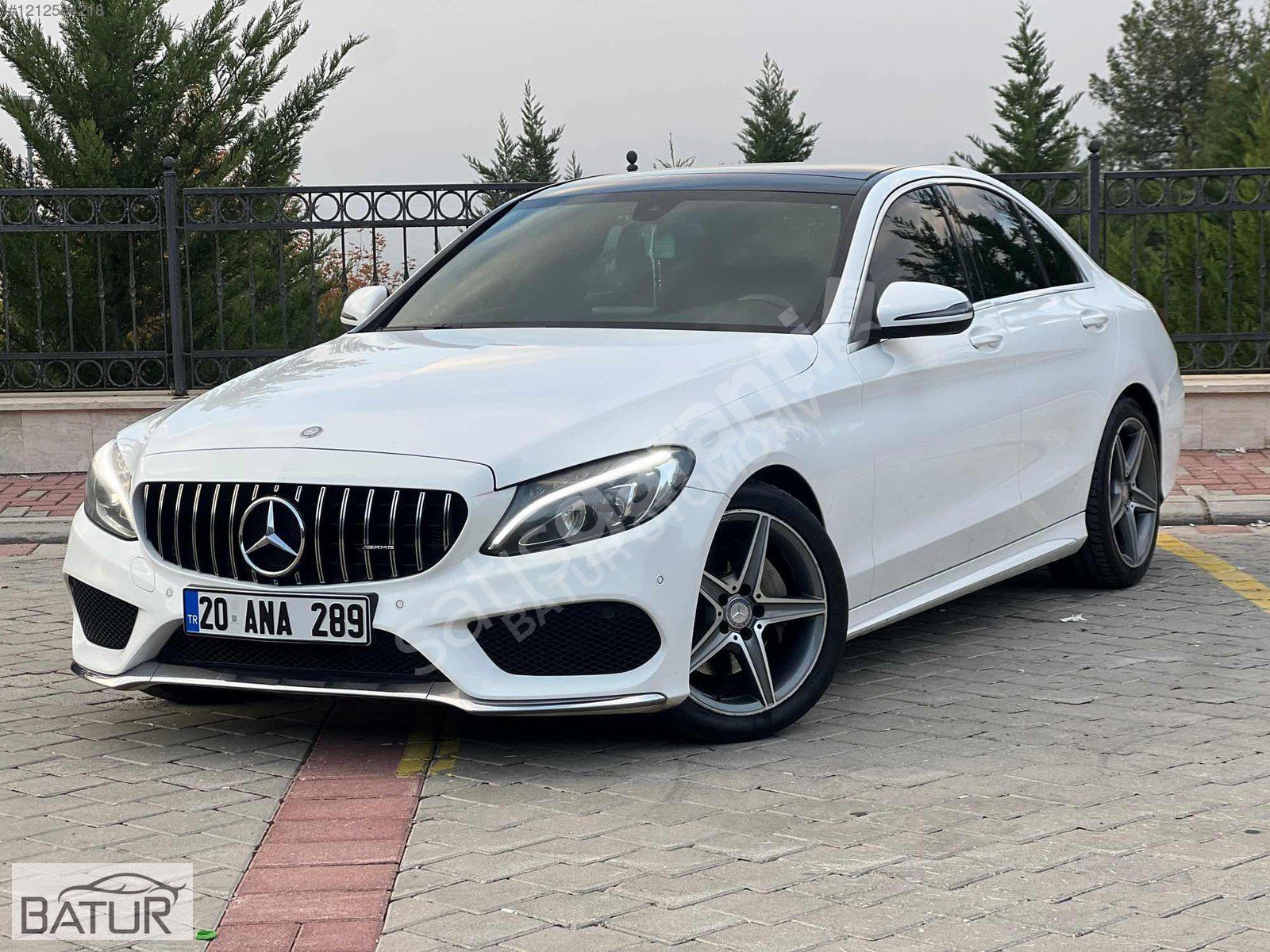 2016 MERCEDES C200 D AMG HATASIZ CAM TAVAN KOLTUK ISITMA
