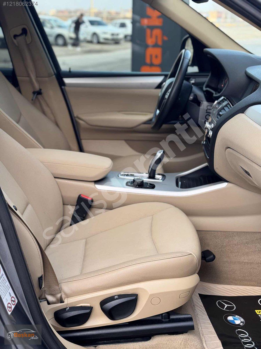 2014 BMW X3 2.0İ SDRİVE 165.000 KM BOYASIZ CAM TAVAN