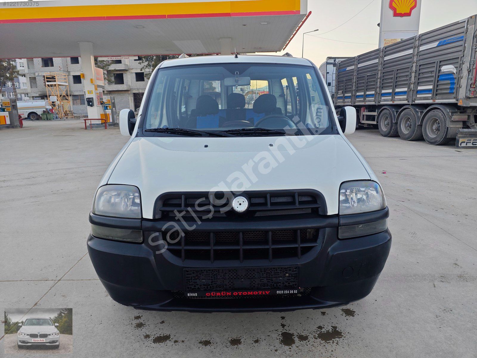 2004 MODEL ORJİNAL FİAT DOBLO 1.9 JTD KLİMALI BEYAZ