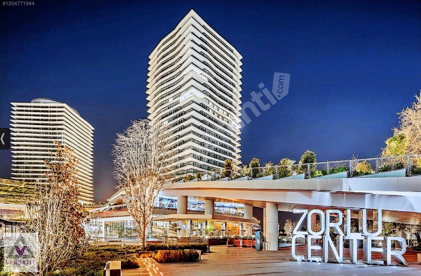Zorlu Centerda 2+1 Satılık Prestijli Ofis