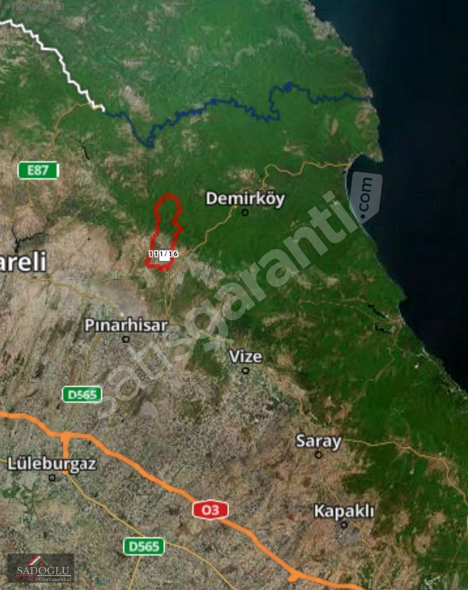 PINARHİSAR EVCİLER'DE CADDEYE CEPHELİ SATILIK