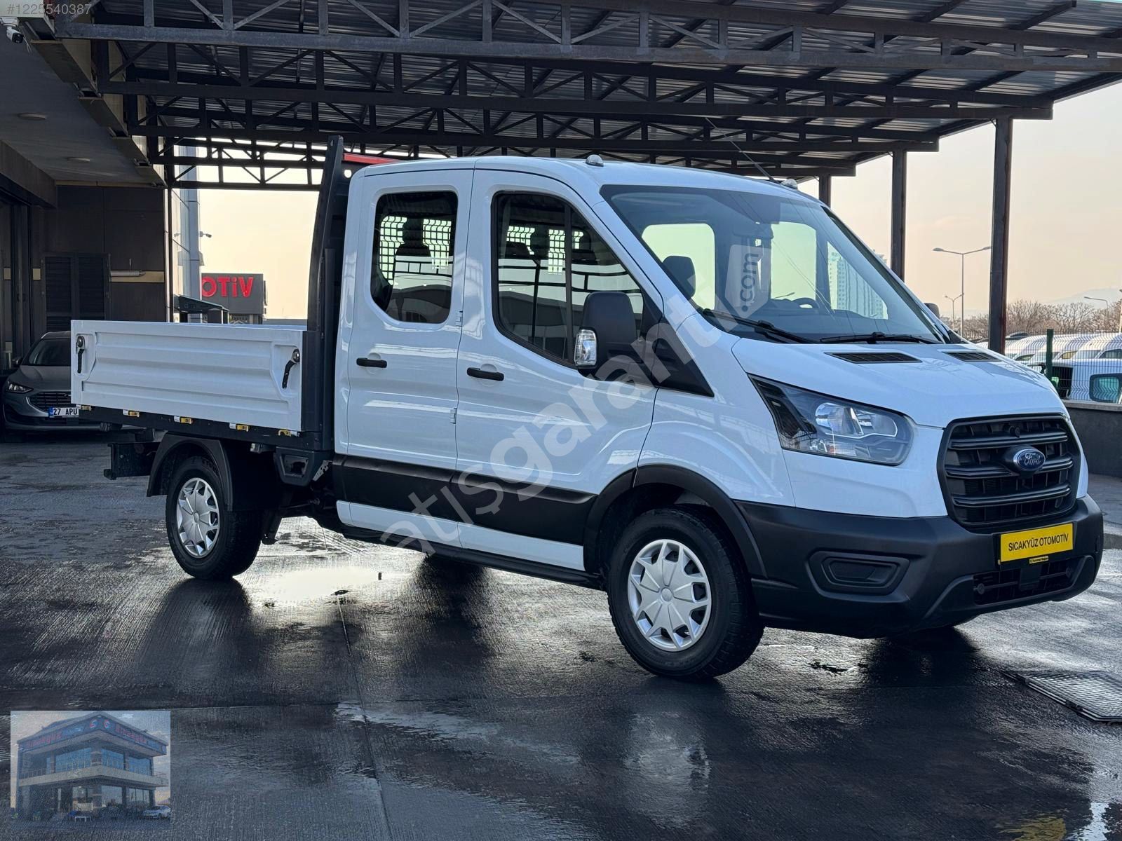 SICAKYÜZ2023 FORD TRANSiT 350 M ÇiFT KABiN KAMYONET AC 30DK KRE