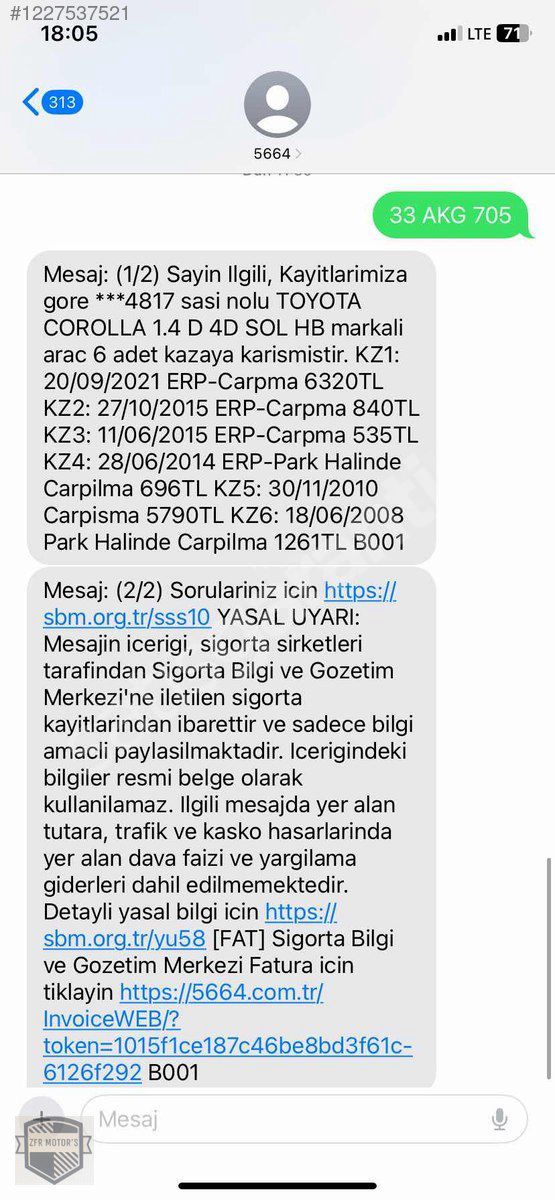 ZFR MOTORS TOYOTA COROLLA 1.4D-4D COMFORT GRİ RENK 90HP