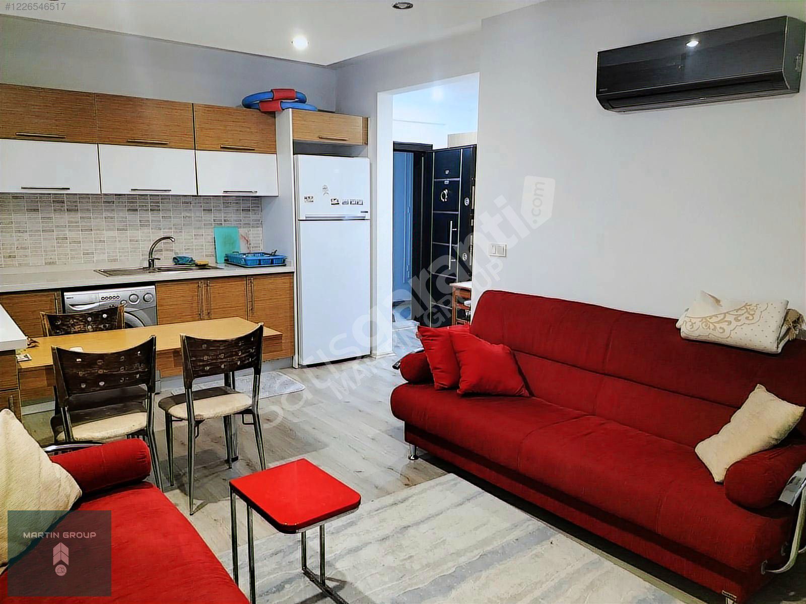 LİKYA PARK SİTESİNDE 1+1 EŞYALI UZUN DÖNEM KİRALIK DAİRE