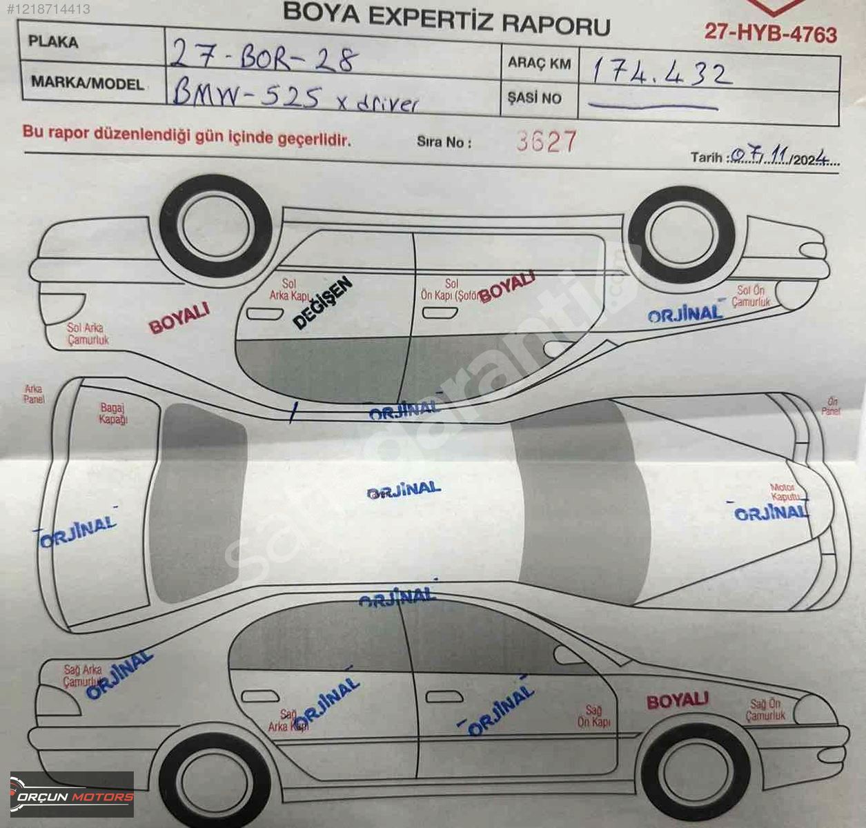 OrçunMotors 2014 525d xdrive HAYALET NBT 175.000km BAKIMLI