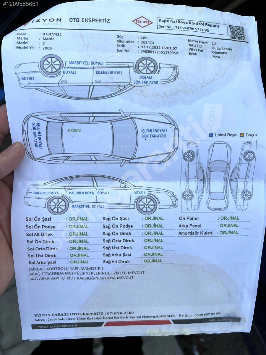 BİLGİÇ MOTORSTAN MAZDA 3/OTOMATİK
