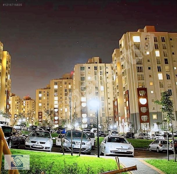 Turyap'tan Başakşehir Oyakkent 2.Etap 6.Kat Kiralık 3+1 Daire