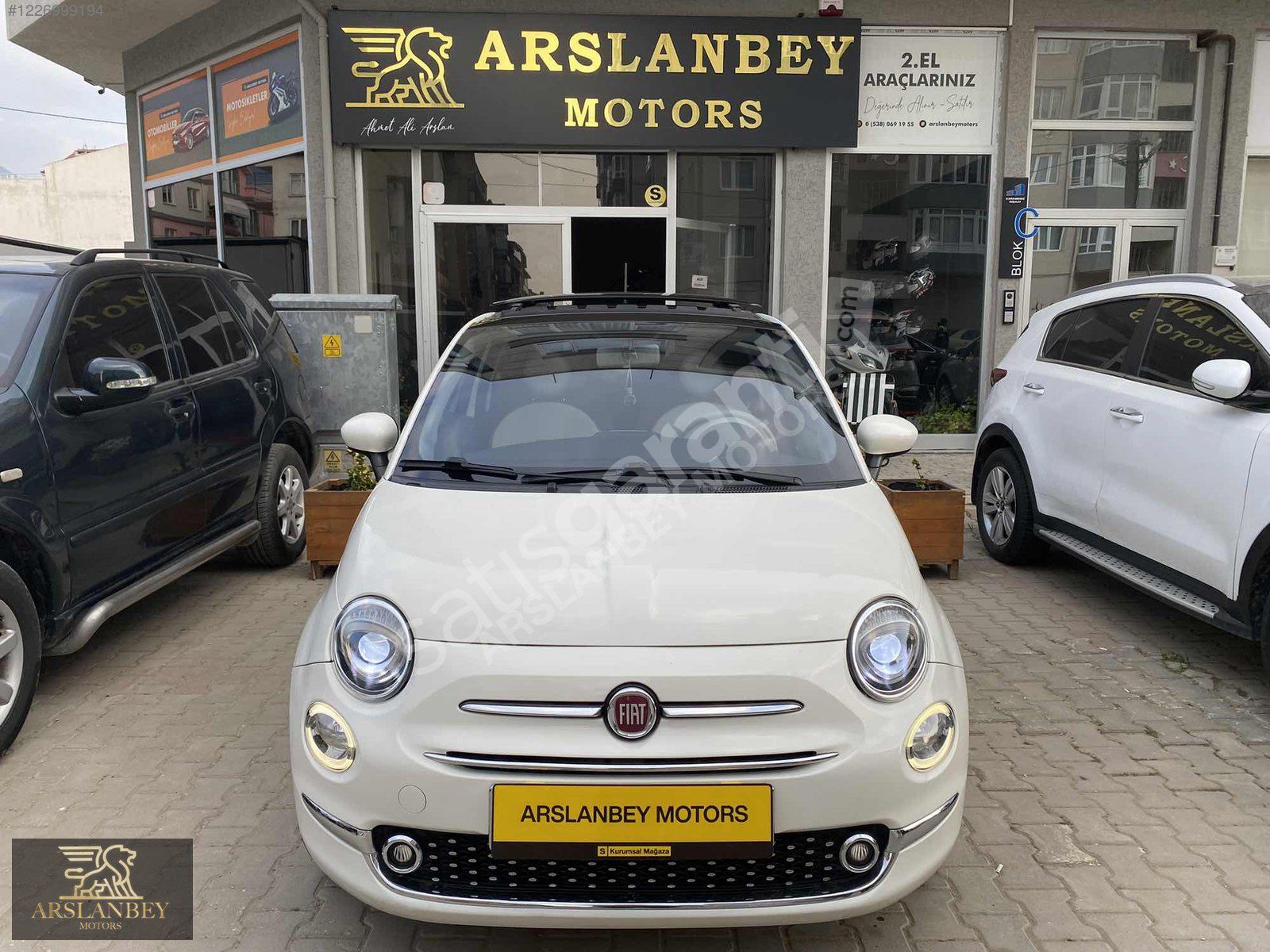ARSLANBEY'DEN HATASIZ BOYASIZ OTOMATİK SUNROOF MAKYAJLI FİAT 500
