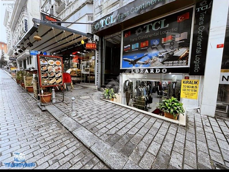 LALELİ'DE 2 KATLI SATILIK MAĞAZA 160M²