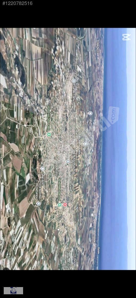 Serik müstakil parsel asfalta cephe satılık arsa