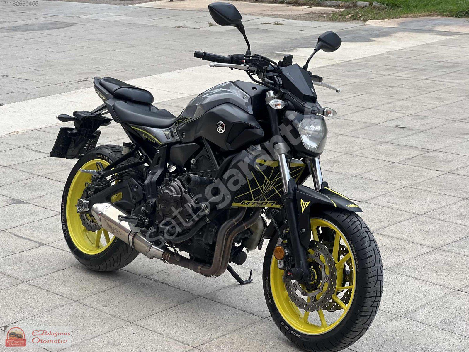 ARAÇ VE MOTOSİKLET İLE TAKAS OLUR 2017 MODEL MT-07-ABS NARDO GRİ