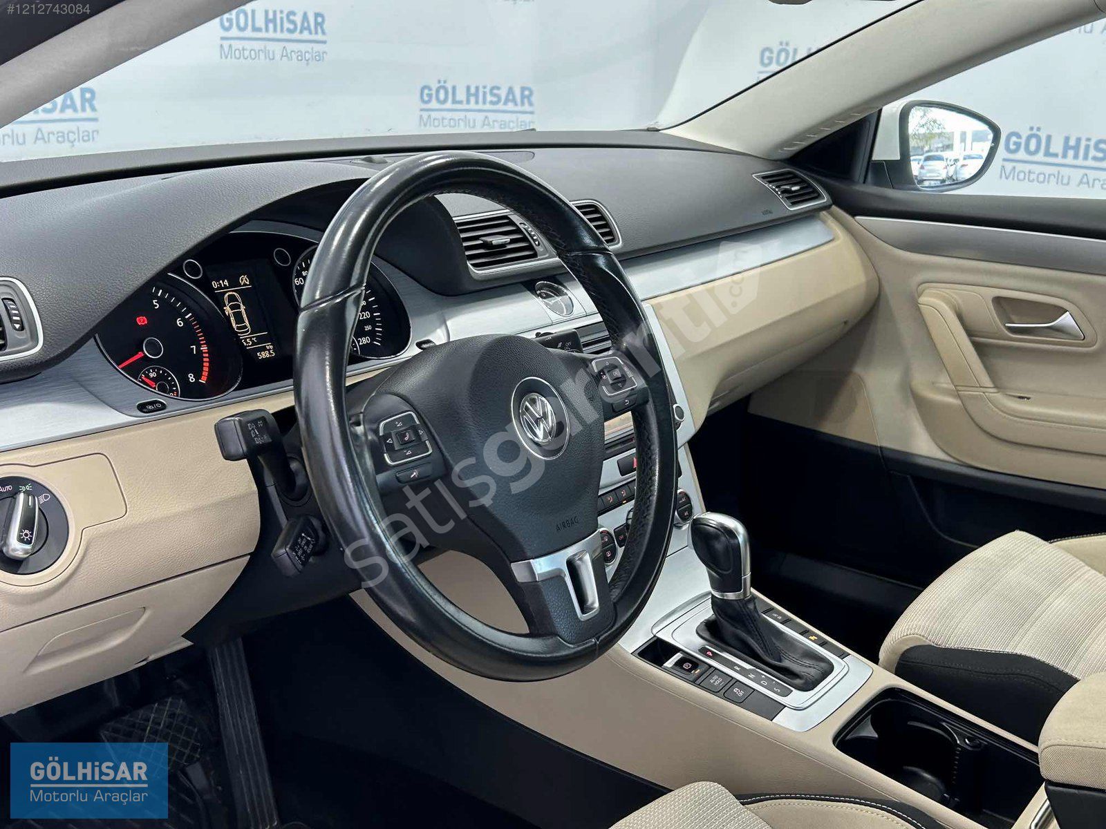 GÖLHİSAR'dan 2014 VOLKSWAGEN CC 1.4 TSI SPORTLİNE DSG 92,000 KM