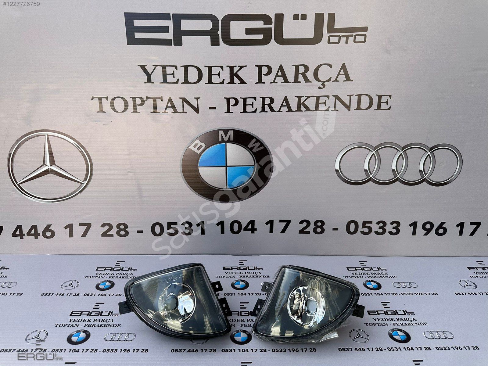 ERGÜL OTO- BMW F10 SİS FARI TAKIM 631772168(87-88)