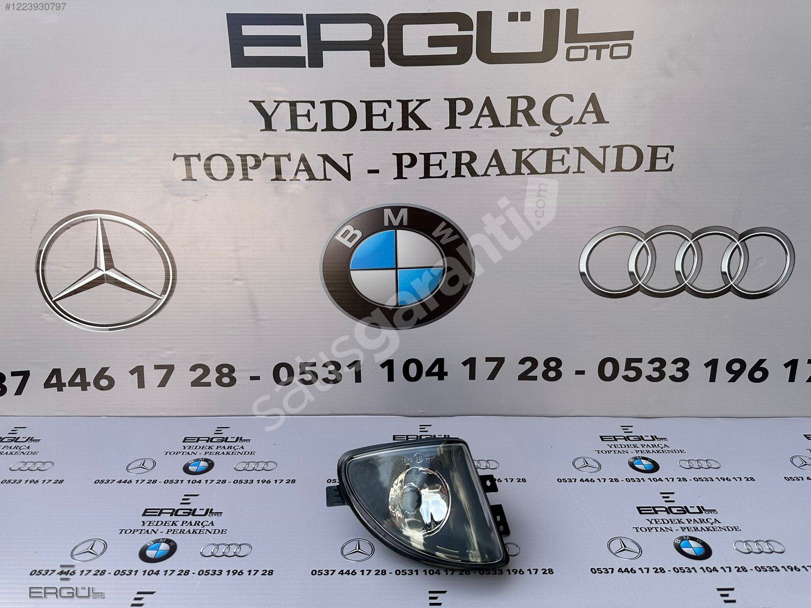 ERGÜL OTO- BMW F10 SİS FARI SIFIR 63177216888