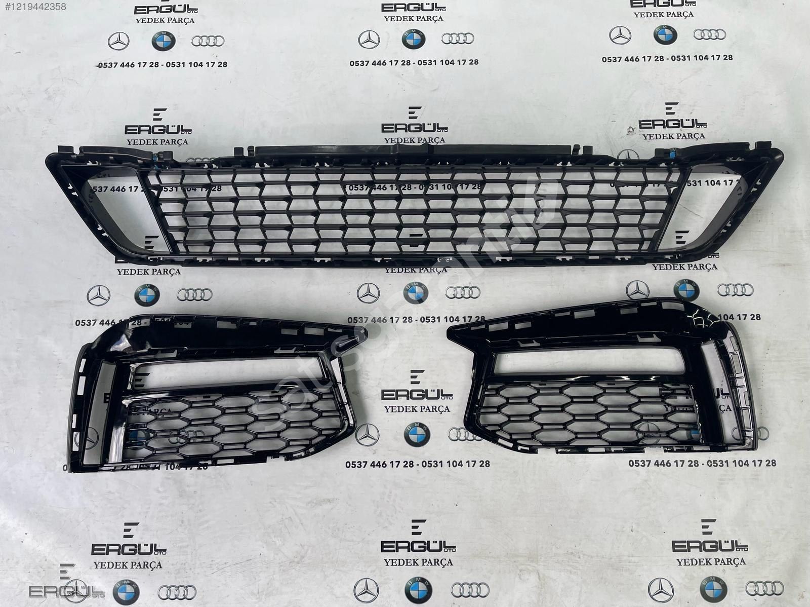 ERGÜL OTO- BMW G30 LCI M TECH ORTA IZGARA SİS KAPAK TAKIMI SIFIR