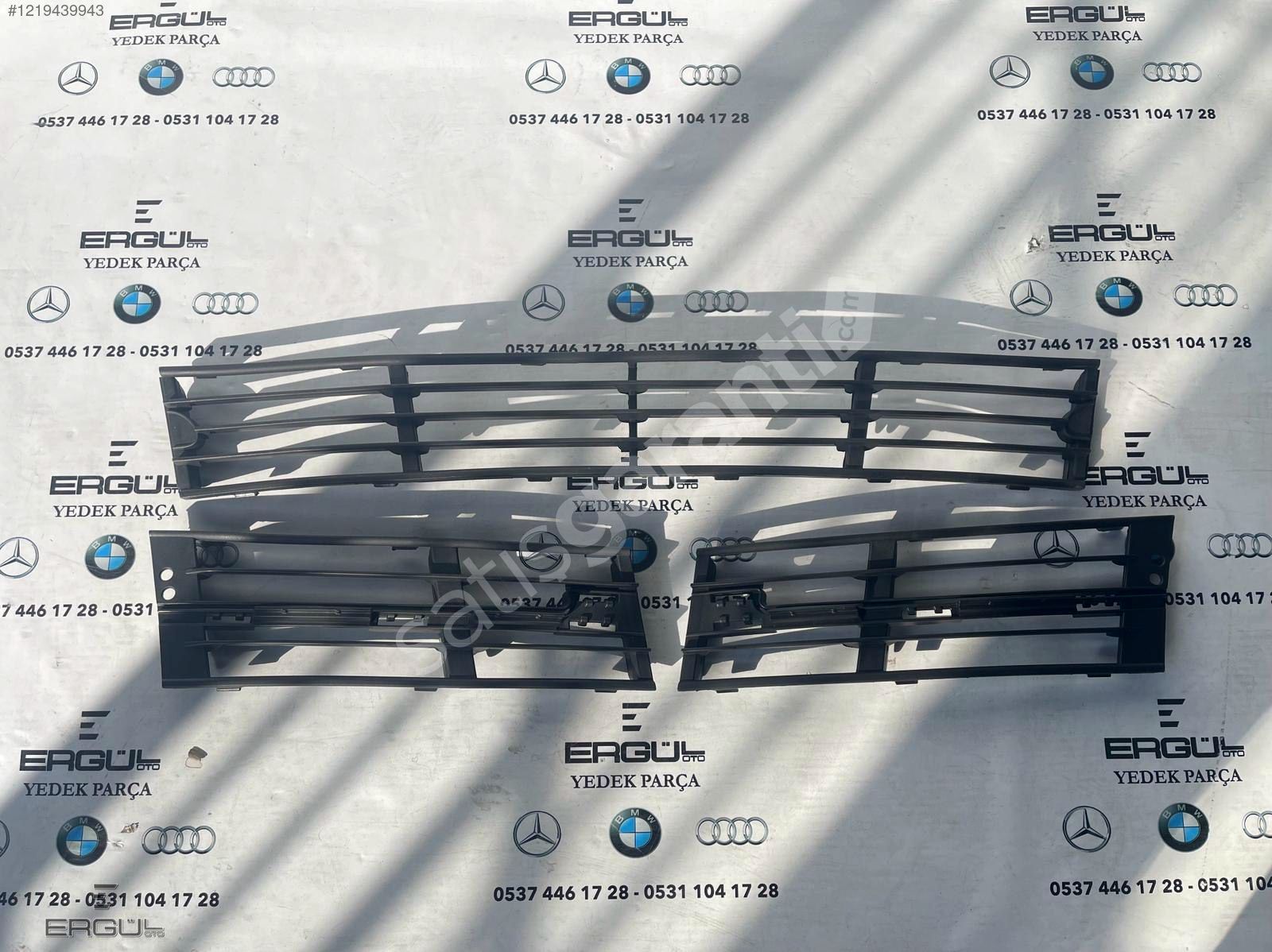 ERGÜL OTO- BMW F01 LCI ORTA IZGARA SİS KAPAK TAKIMI SIFIR
