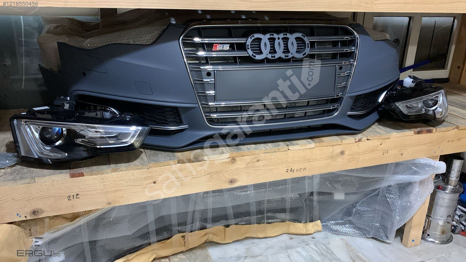 ERGÜL OTO-AUDI A5 S LINE ÖN TAMPON FAR SIFIR