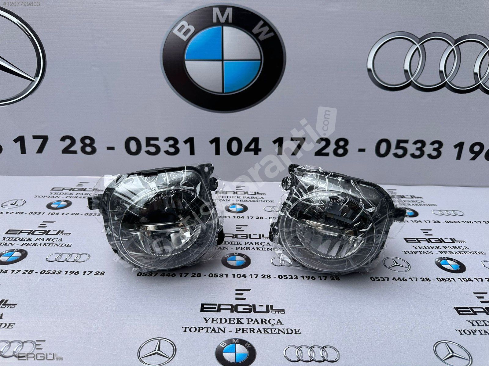 ERGÜL OTO- BMW F10 LCI SİS FARI TAKIM SIFIR 631773112(93-94)