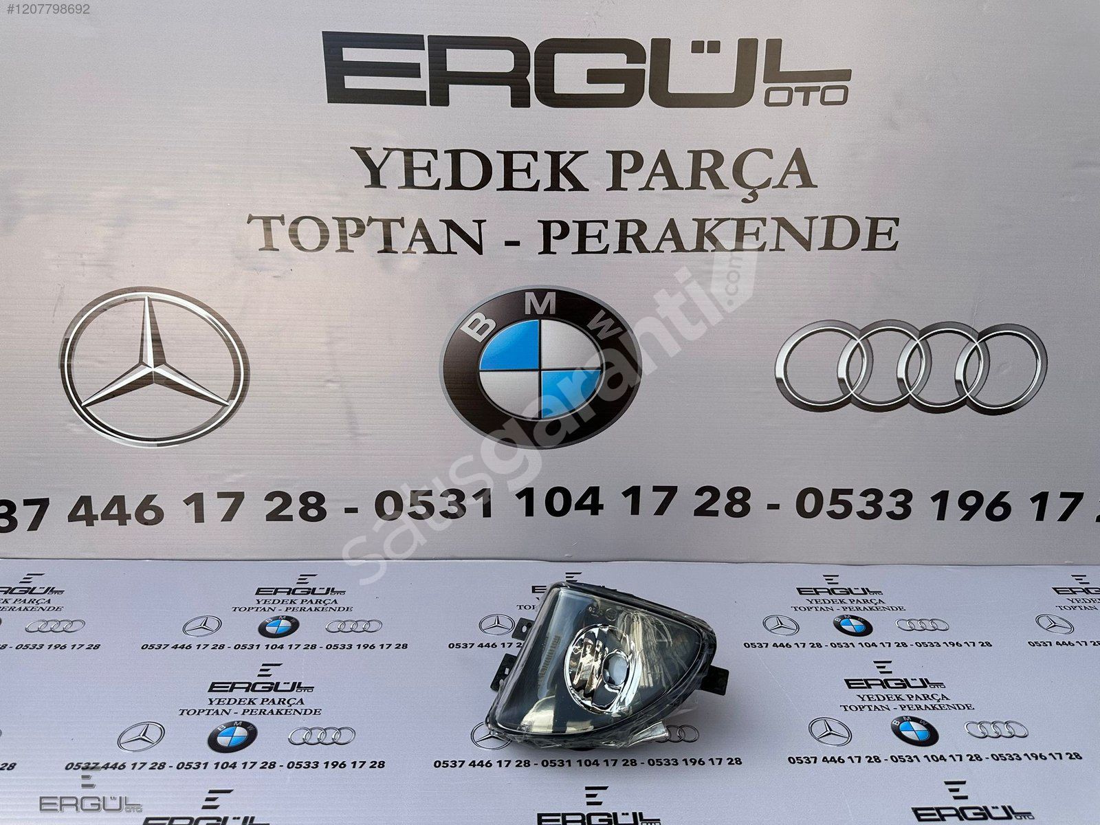 ERGÜL OTO- BMW F10 SİS FARI SIFIR 63177216887