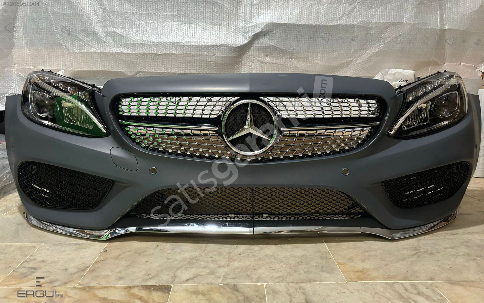 ERGÜL OTO-MERCEDES W205 AMG ÖN TAMPON FAR SETİ SIFIR