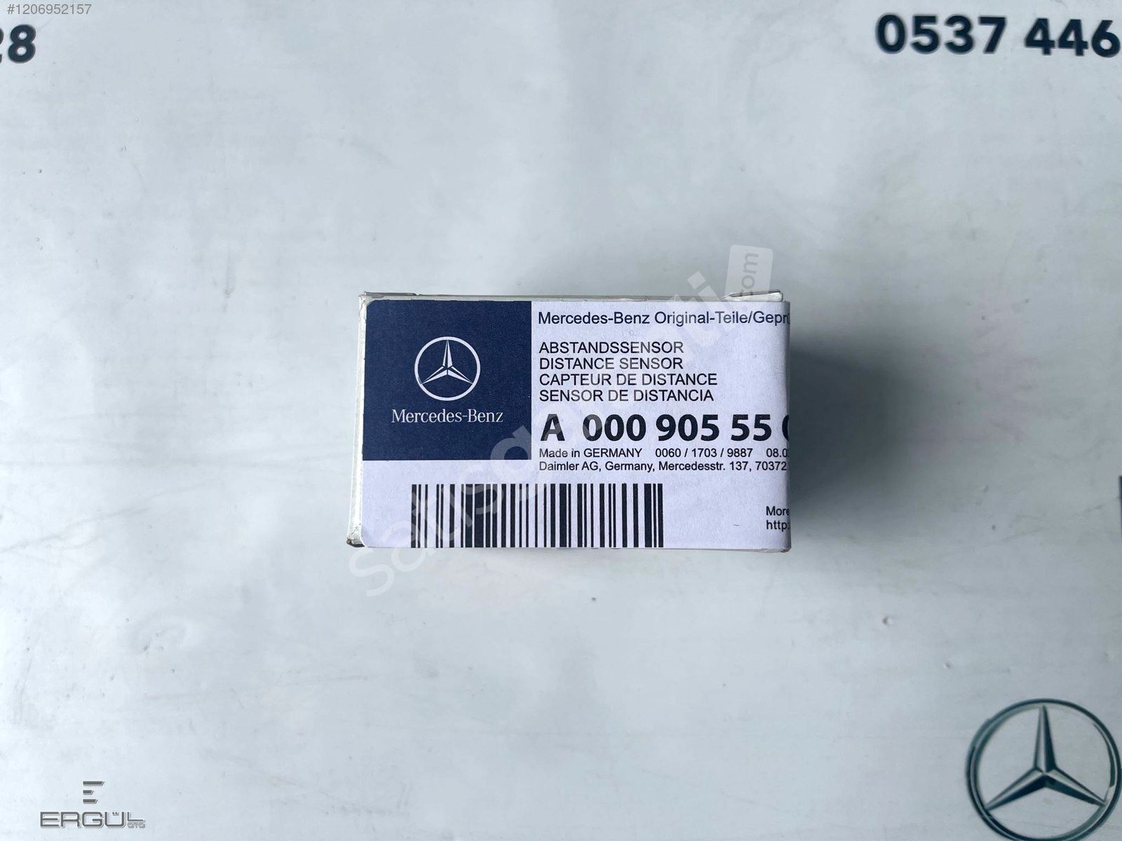 ERGÜL OTO- MERCEDES W205-W213-W222 ÖN PARK SENSÖRÜ ORJİNAL SIFIR
