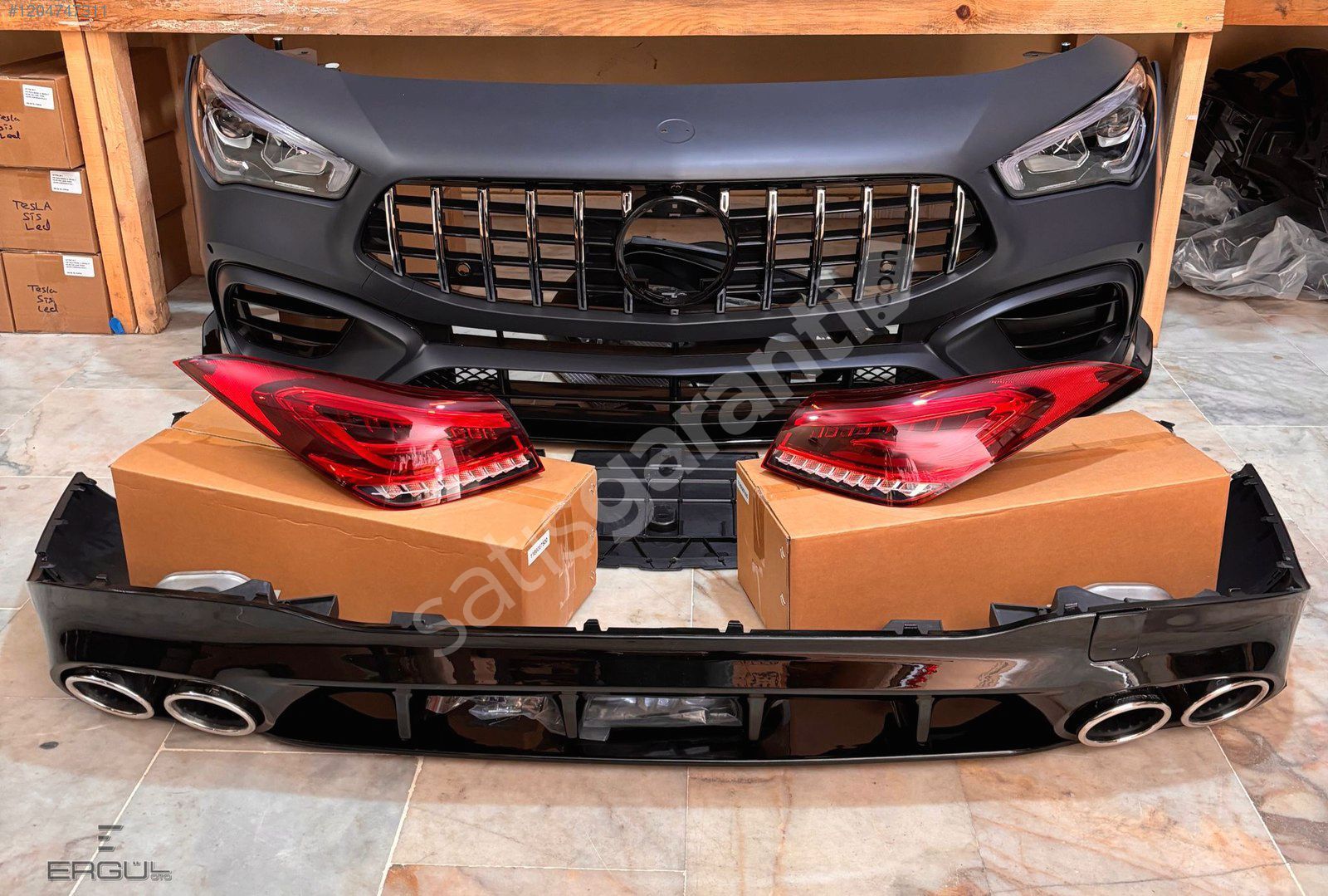 MERCEDES W118 CLA TAMPON FAR STOP SETİ SIFIR