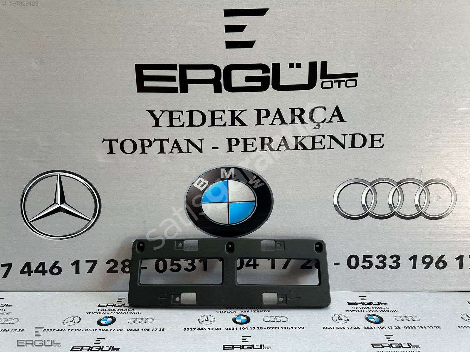 ERGÜL OTO- MERCEDES W206 C SERİSİ AMG TAMPON PLAKALIĞI SIFIR