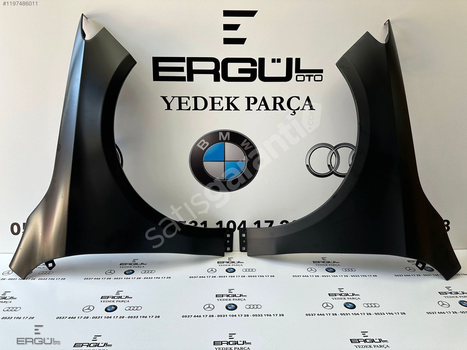 ERGÜL OTO- MERCEDES W117 CLA ALÜMİNYUM TAKIM ÇAMURLUK SIFIR