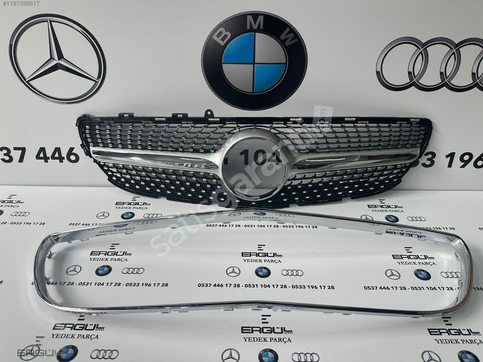 ERGÜL OTO- MERCEDES W218 CLS DIAMOND PANJUR ve KROM SETİ SIFIR