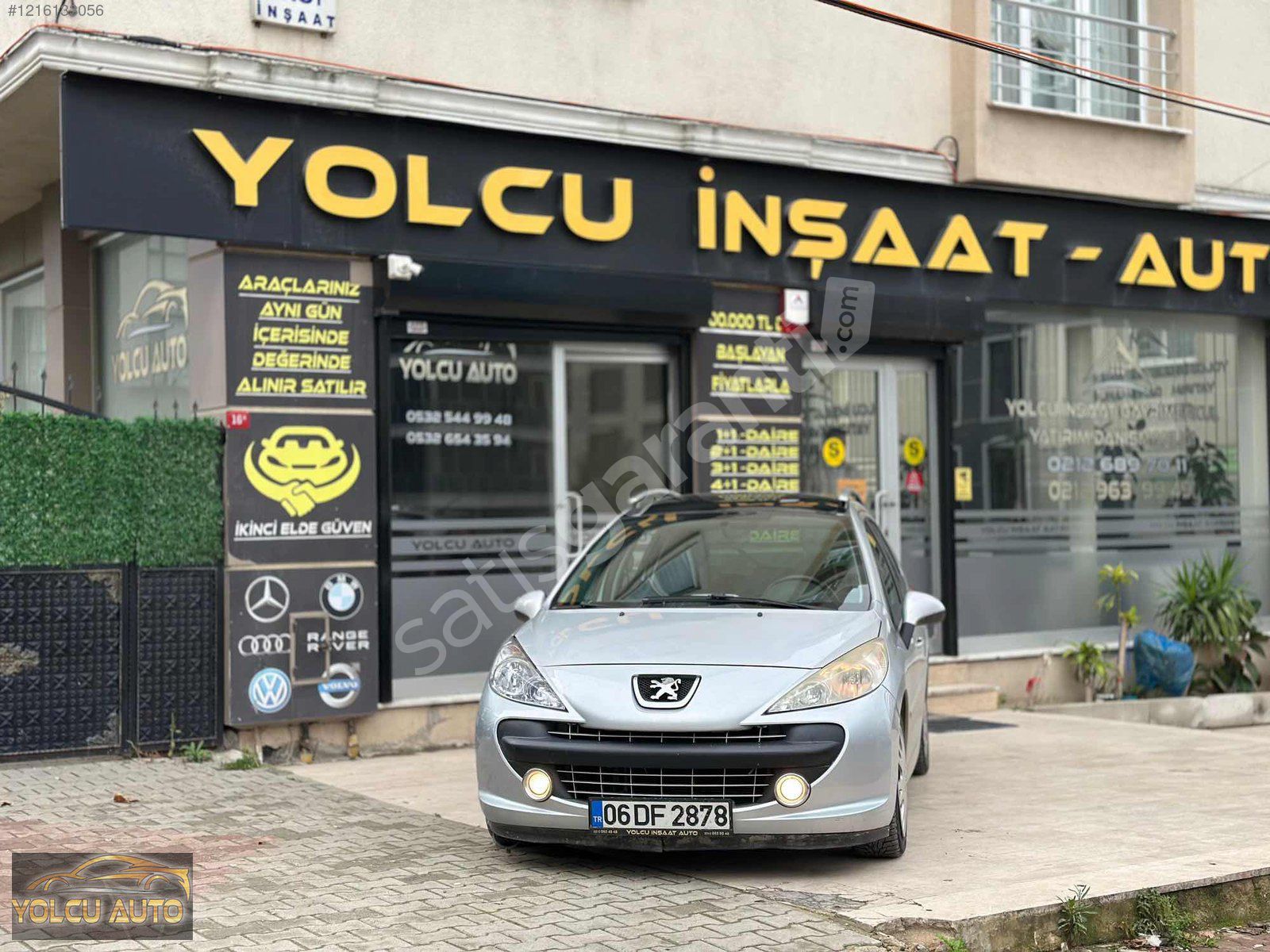 TEMİZ AİLE ARABASI PEUGEOT 207 CAM TAVANLI