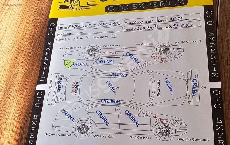 99 model 1.6 hatazsız ayarında KM orijinal