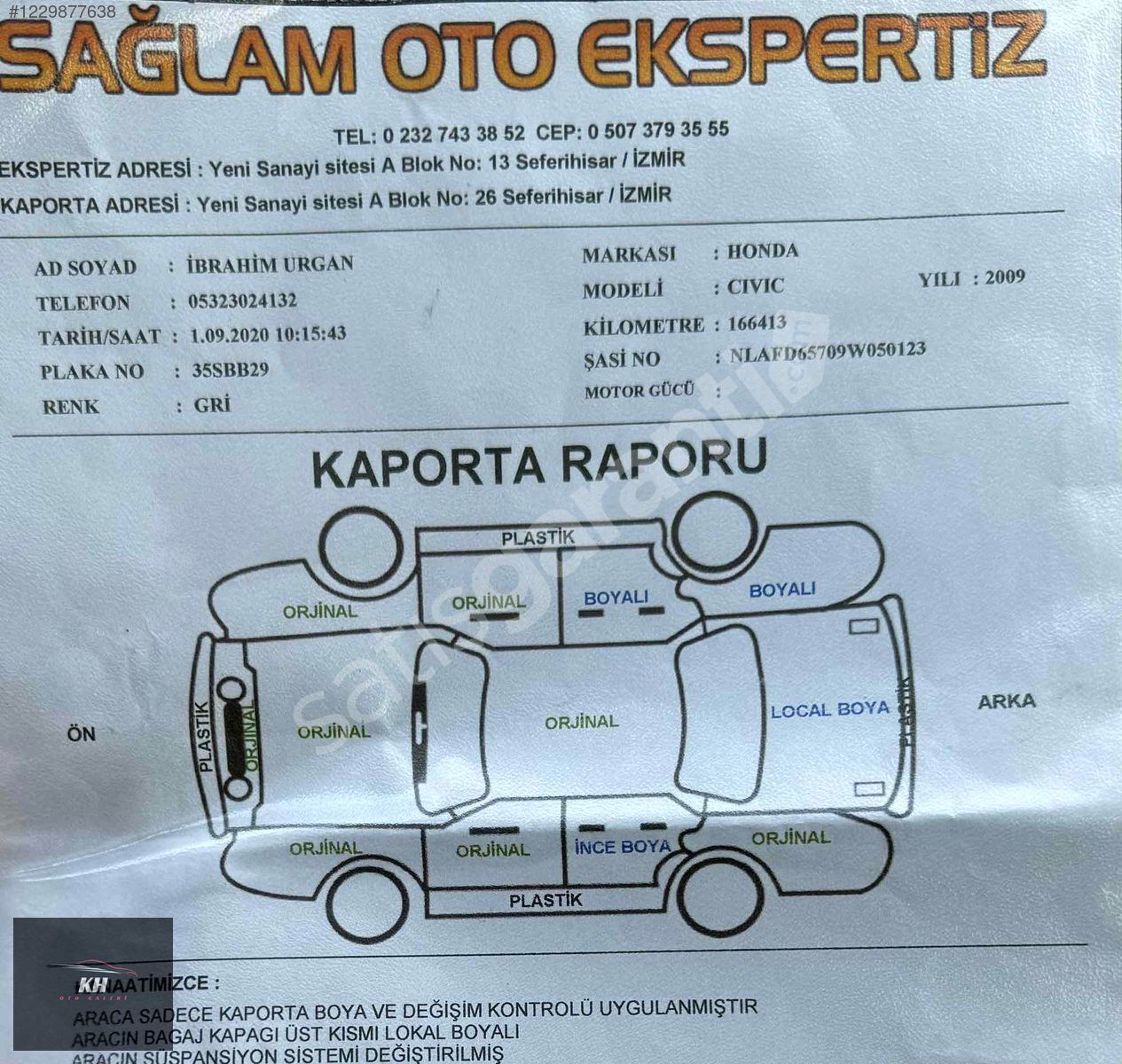 KH OTOMOTİVDEN DEĞİŞENSİZ EKSTRALI MASRAFSIZ FD6 ELEGANCE