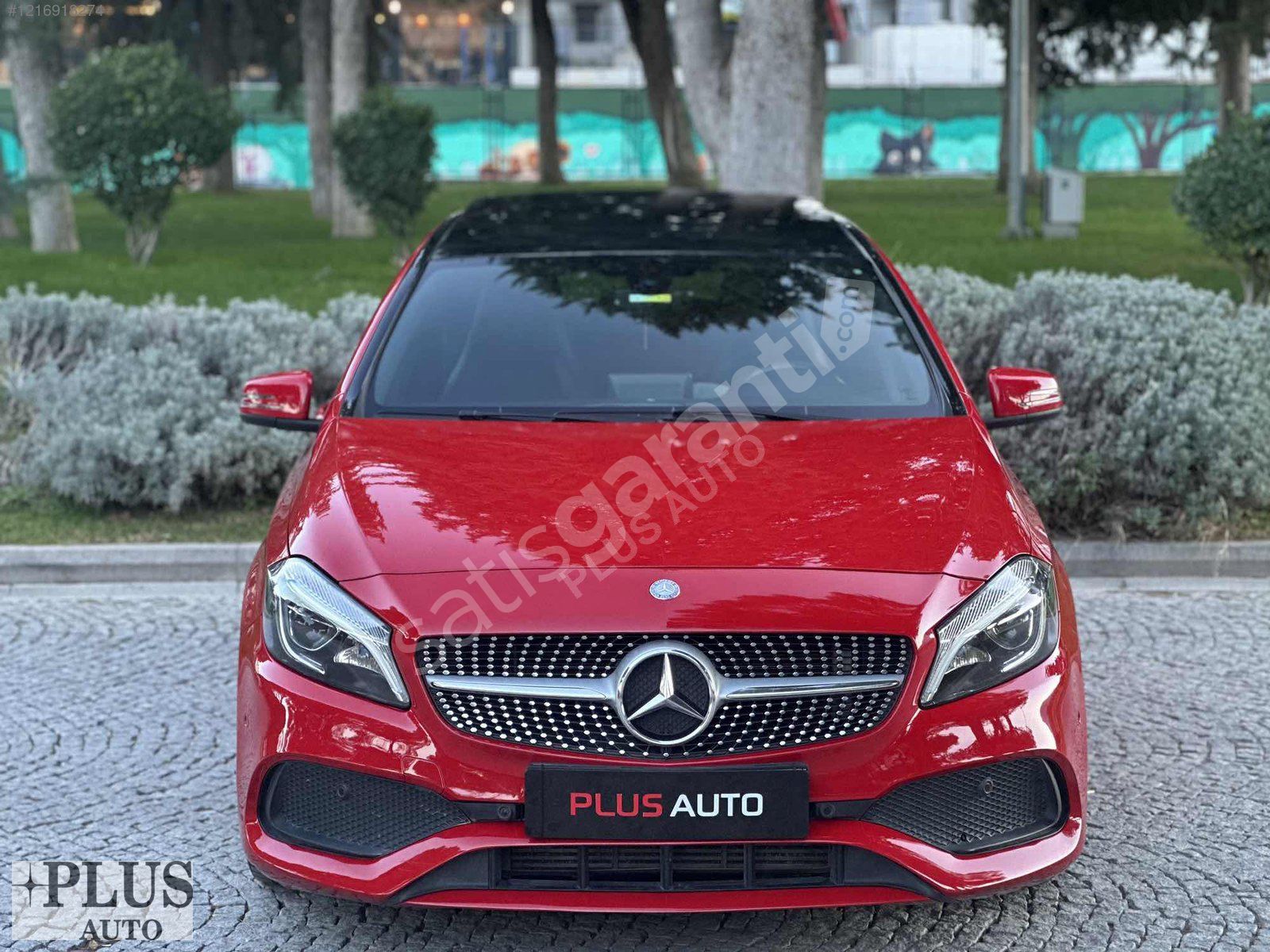 PLUS AUTO'DAN 123.000 KM MERCEDES A180 D AMG CAM TAVANLI KIRMIZI