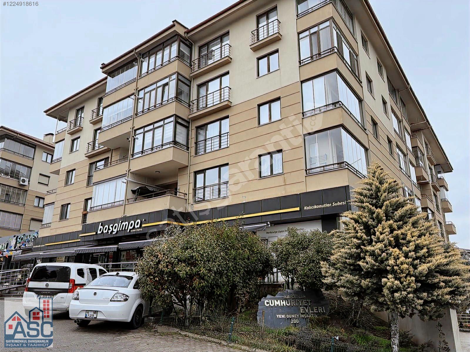 ASC DEN KILIÇARSLAN MAH. BULVARDA SATILIK GENİŞ 2+1 DAİRE