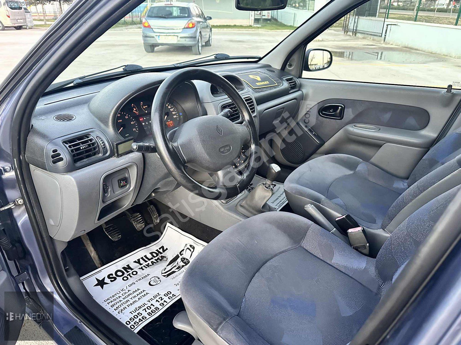2001 Renault Clio Çift Airbag Klima Çelik Jant 230.000 Km