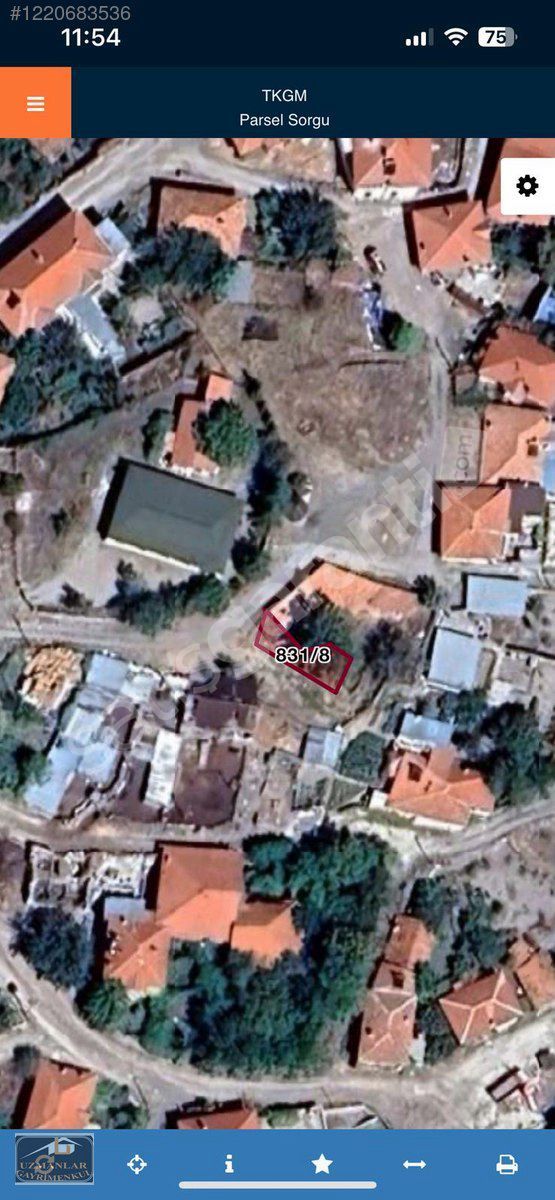 GÜDÜL ÇAĞA MAHALLESİNDE SATILIK S.K.T ALANI KÖY İÇİ