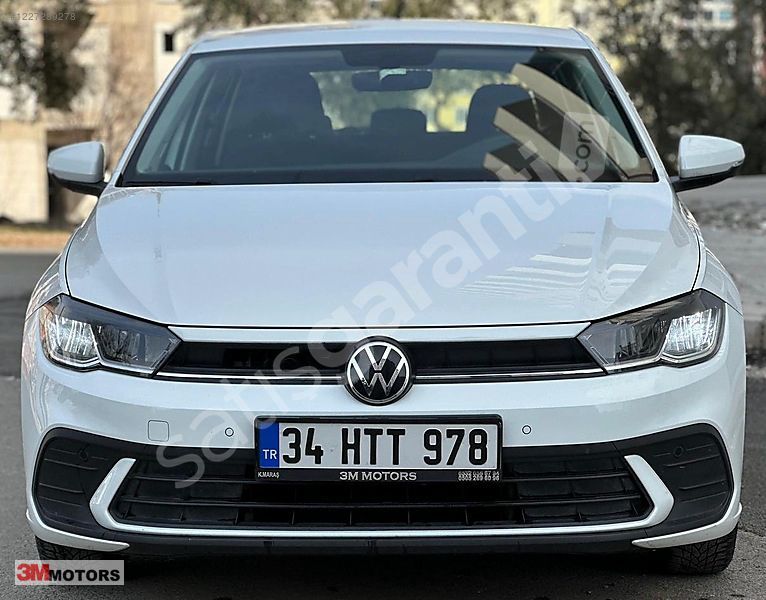 BOYASIZ OTOMATİK VW POLO 1.0 TSİ DSG LİFE 95 HP BEYAZ