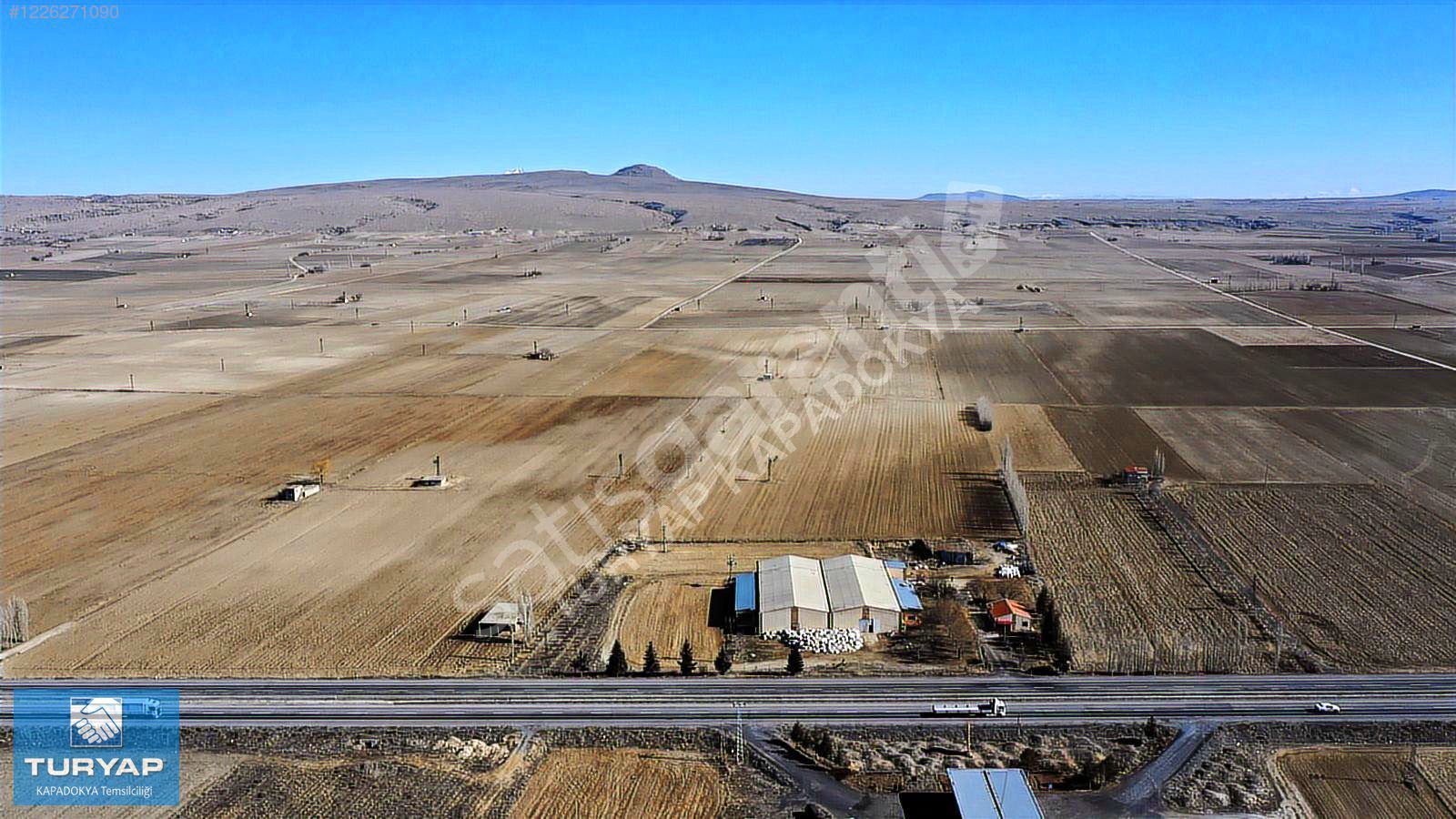 Nevşehir Niğde GÖLCÜK Karayoluna Sıfır 62000m²Sanayi İmarlı ARSA