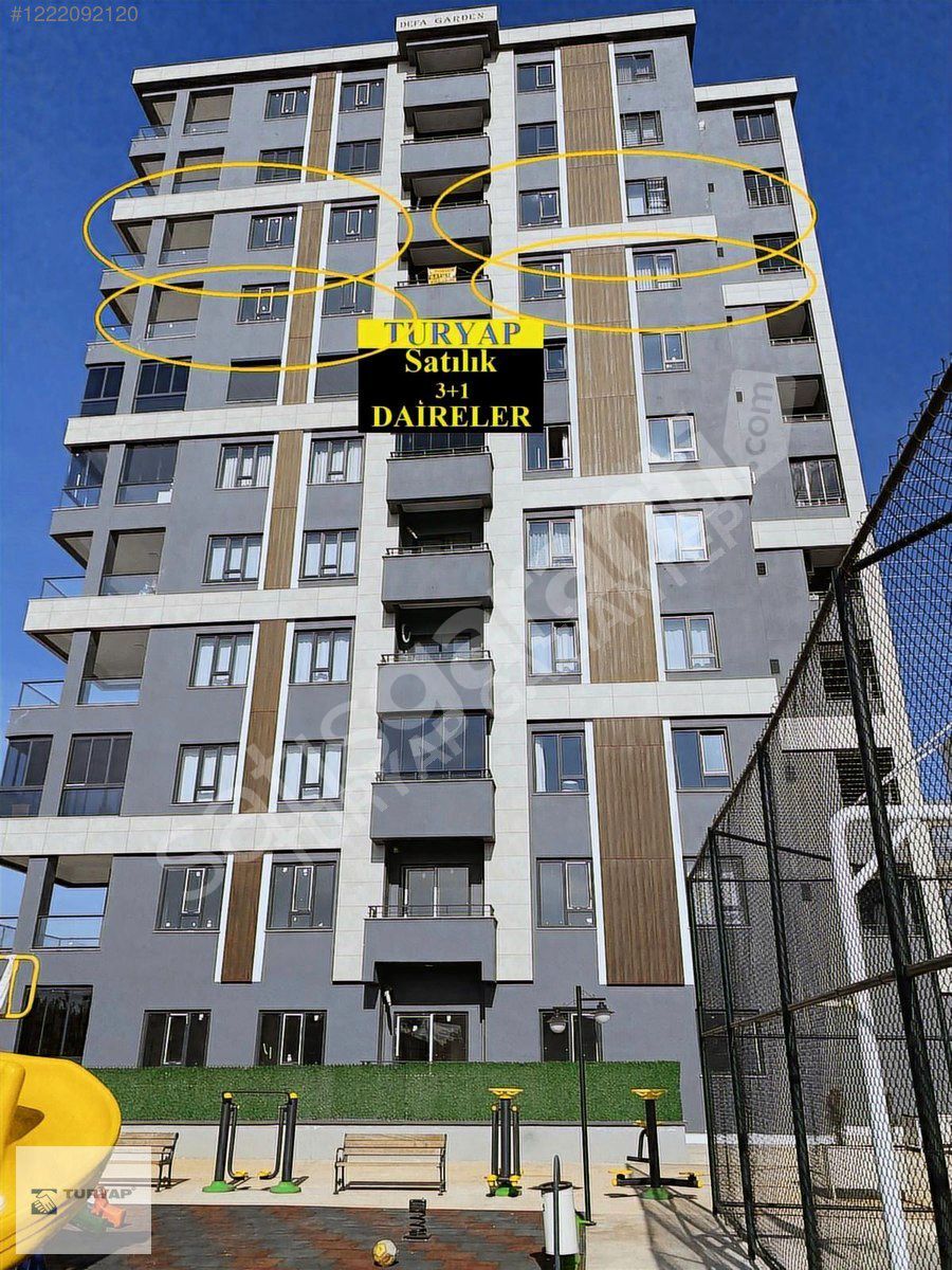 TURYAP'tan İBRAHİMLİ MAH. SATILIK 4 ADET 3+1 SIFIR DAİRE