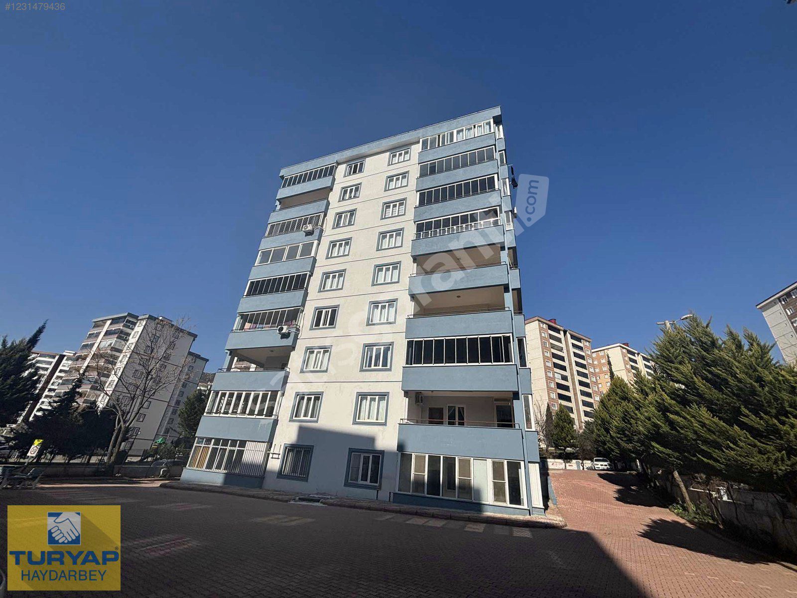 HAYDARBEY TURYAPTAN GENİŞ FERAH CAMBALKONLU 2+1 DAİRE