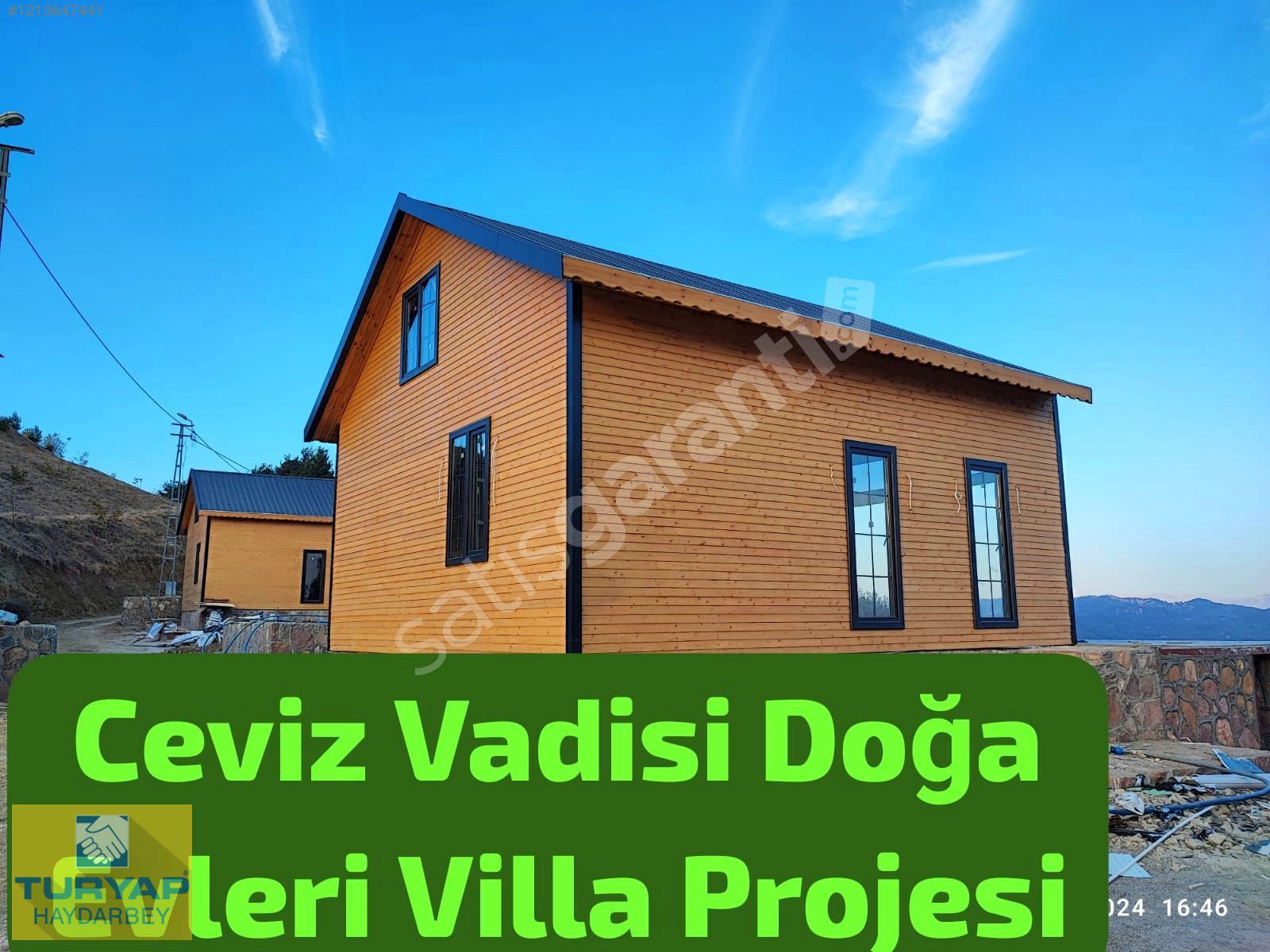 HAYDARBEY TURYAP'TAN CEVİZ VADİSİ DOĞA EVLERİ PROJESİNDE ARSA