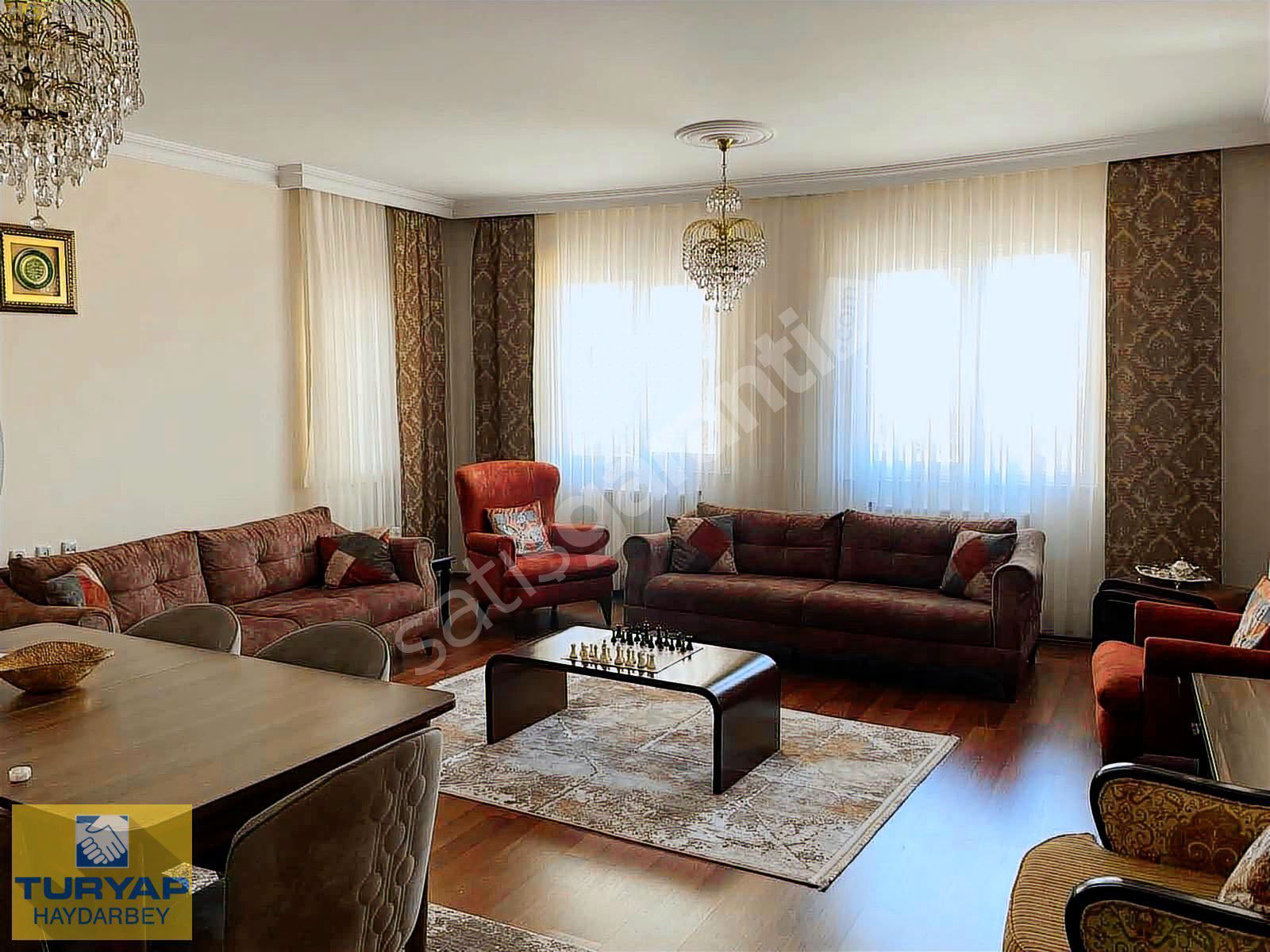 HAYDARBEY TURYAP"TAN ANA CADDE KENARI GENİŞ 4+1 DAİRE