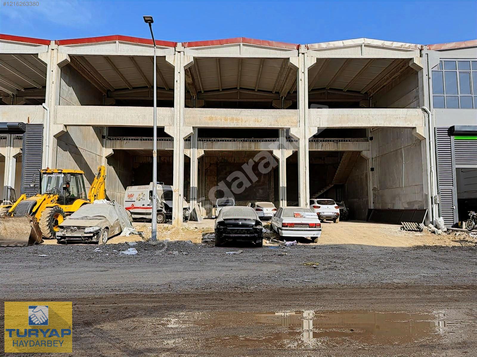 Haydarbey TURYAP 'tan Yeni Sanayi de Sıfır Dükkan 450 m2