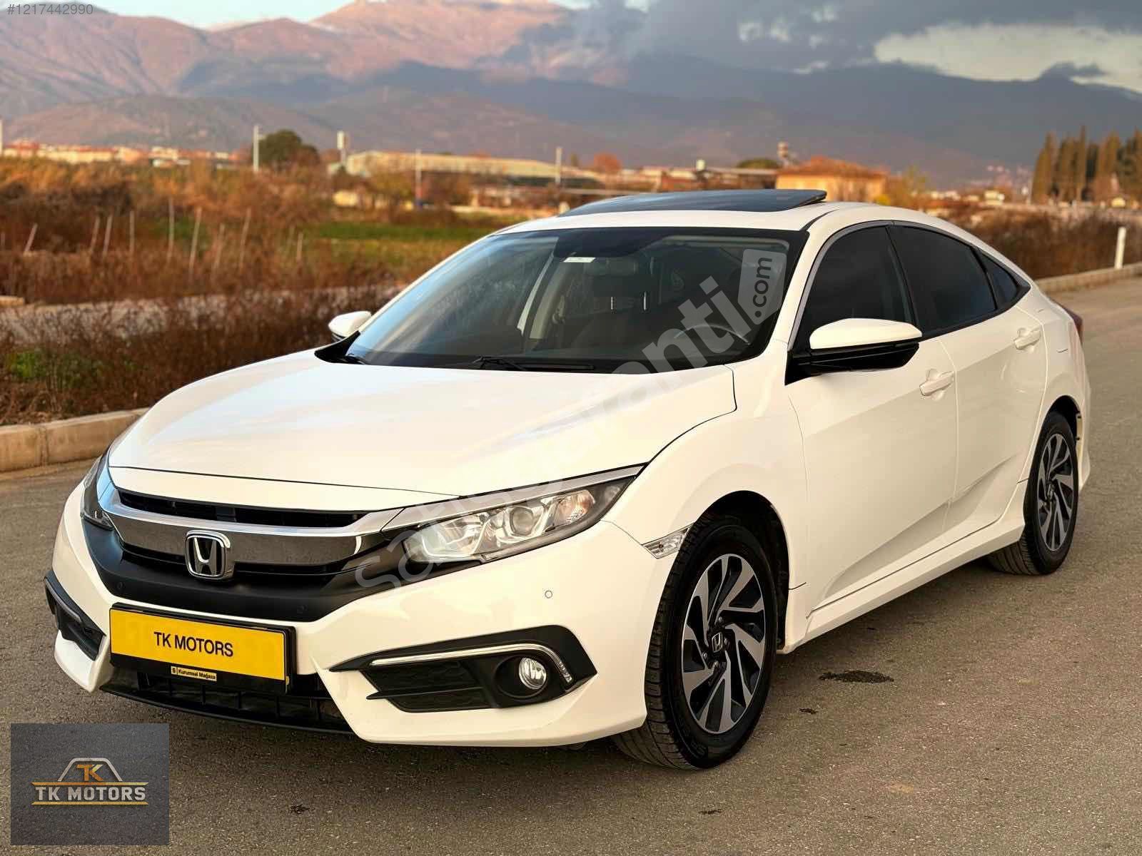 2016 YENİ KASA HONDA CİVİC ELEGANCE HATASIZ BOYASIZ